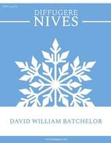 Diffugere nives SATB choral sheet music cover